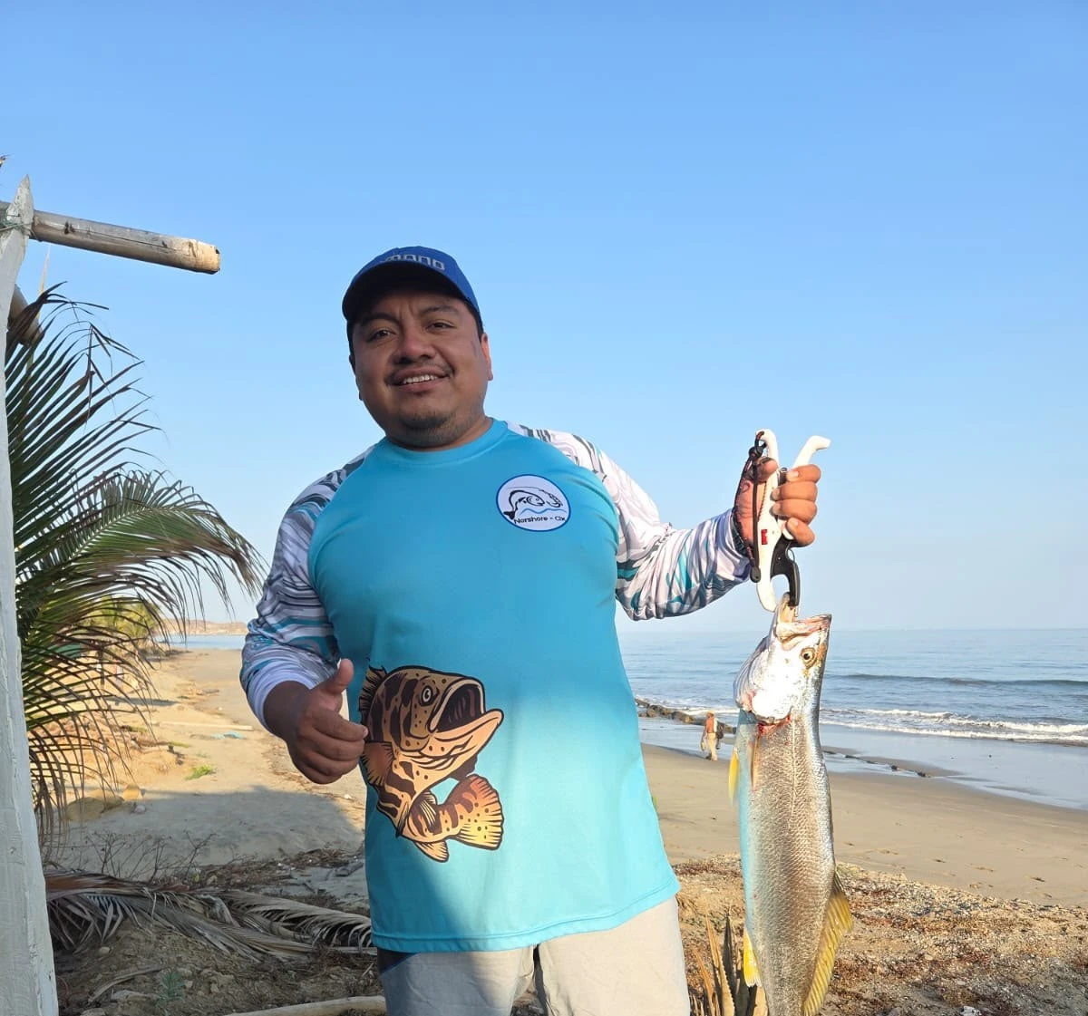 Pesca en acción