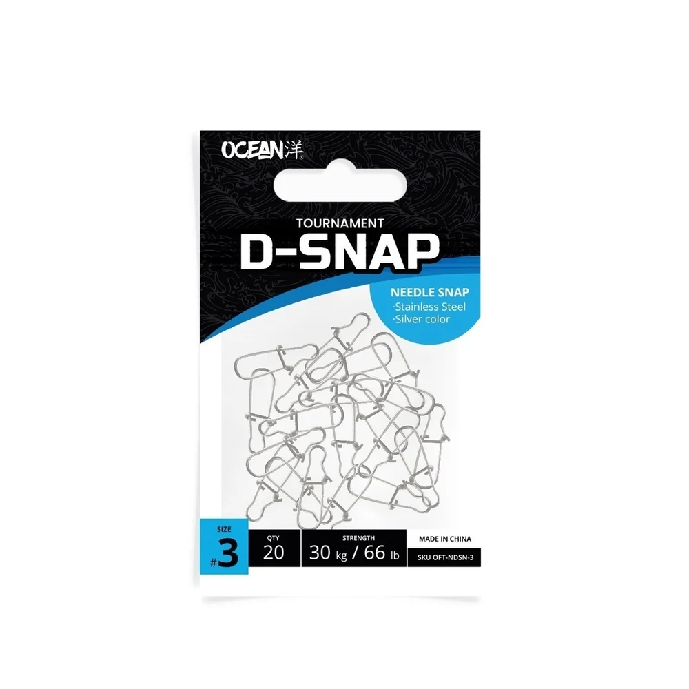 SNAP OCEAN NEEDLE DUOLOCK #3 X 20 UDS SILVER
