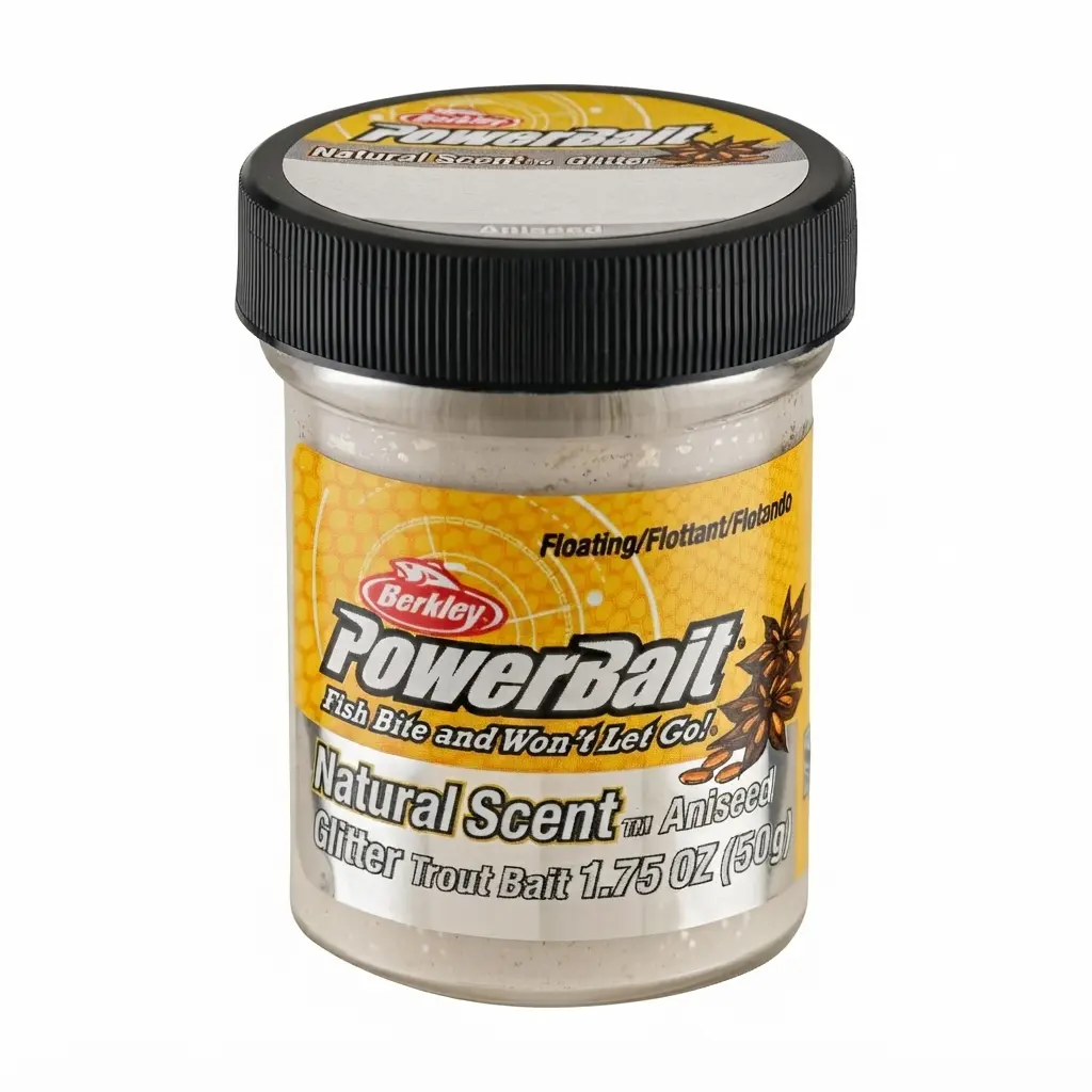 Carnada Artificial Power Bait Berckley Trout Bait Scent - White