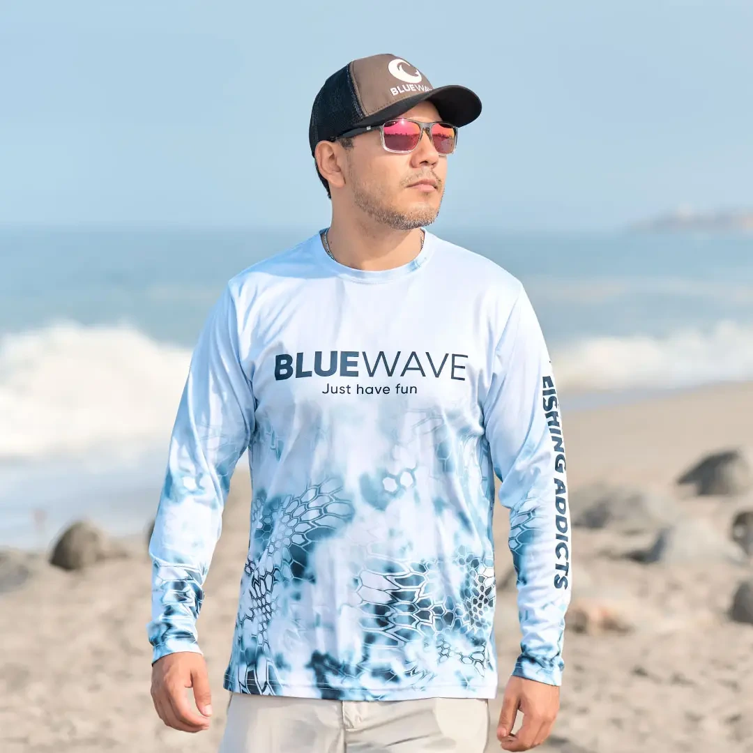 Polo Blue Wave White