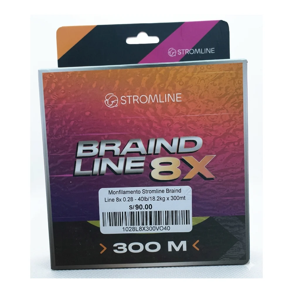 MULTIFILAMENTO STROMLINE BRAID LINE 8X 0.28MM 40LB VERDE OSCURO X 300M