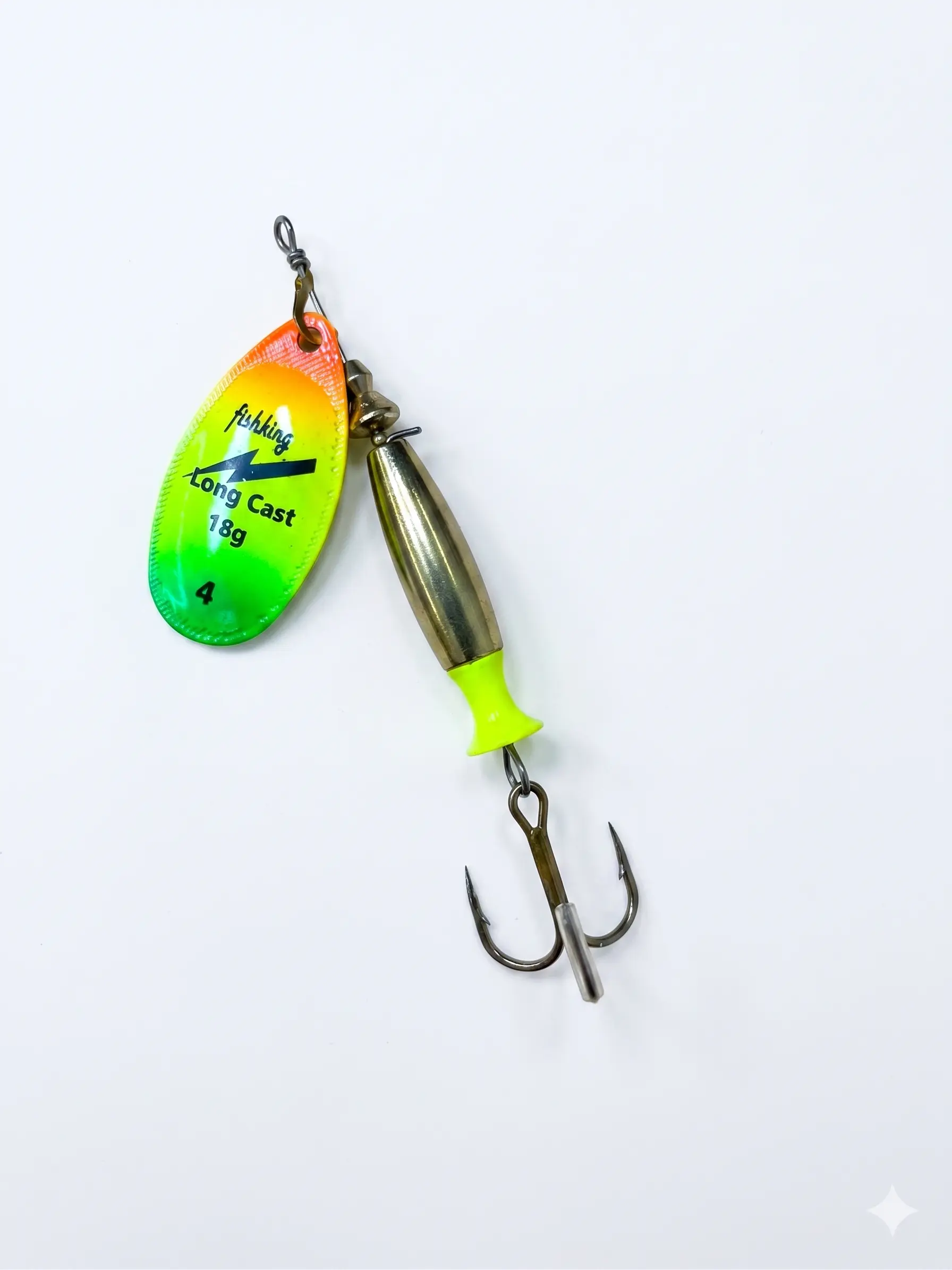 LONG CAST TRUCHA AMARILLO ROJO VERDE