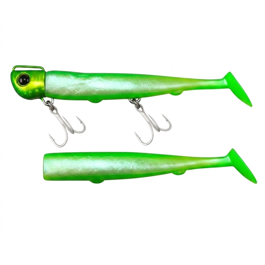 Señuelo TSURINOYA T-Tail COLOR A8